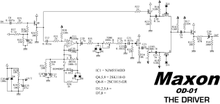 Maximum Drive (Maxon OD-01 The Driver) | PedalPCB Community Forum