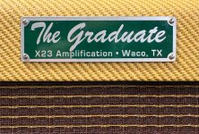 The Graduate with Name Badge - Up Close.JPG