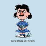 Lucy in disguise with diamonds.JPG