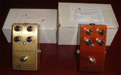 JTK Harmonics Alchemy & Murano Overdrive Pedals.jpg