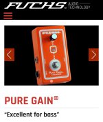 Virile Boost (Fuchs Plush Pure Gain) | PedalPCB Community Forum