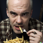 DALL·E 2023-02-06 06.41.52 - Billy Bob Thornton as sling blade eating french fries.png