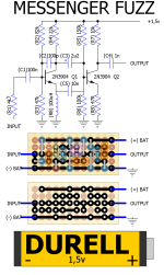 Messenger Fuzz SCHEMATIC:PERF Grand Funk Railroad'S Mark Farner’s guitar.png