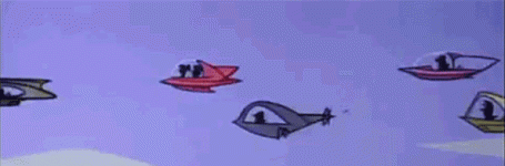JETSONS FLYING CARS? GIMP.gif